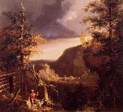 Thomas Cole Daniel Boone Sitting Spain oil painting artist